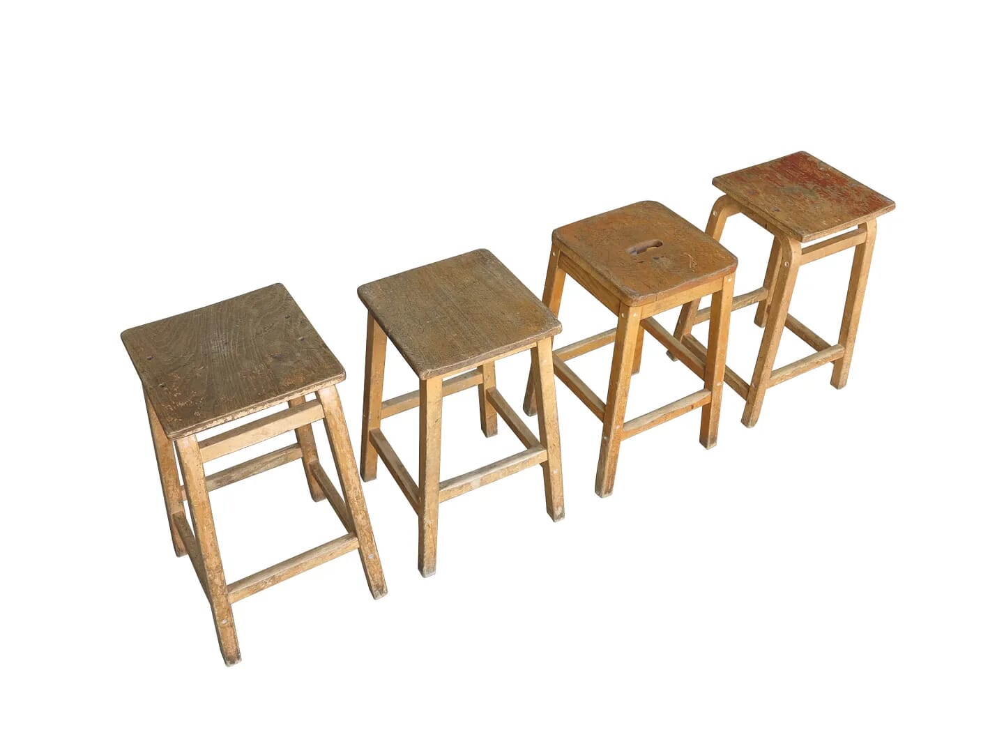 Old Wooden Stools Ideal For Pubs and Restaurants - 8705