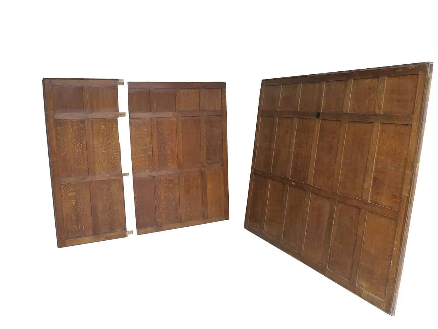 Antique Reclaimed Solid Oak Pitsawn Wall Panelling