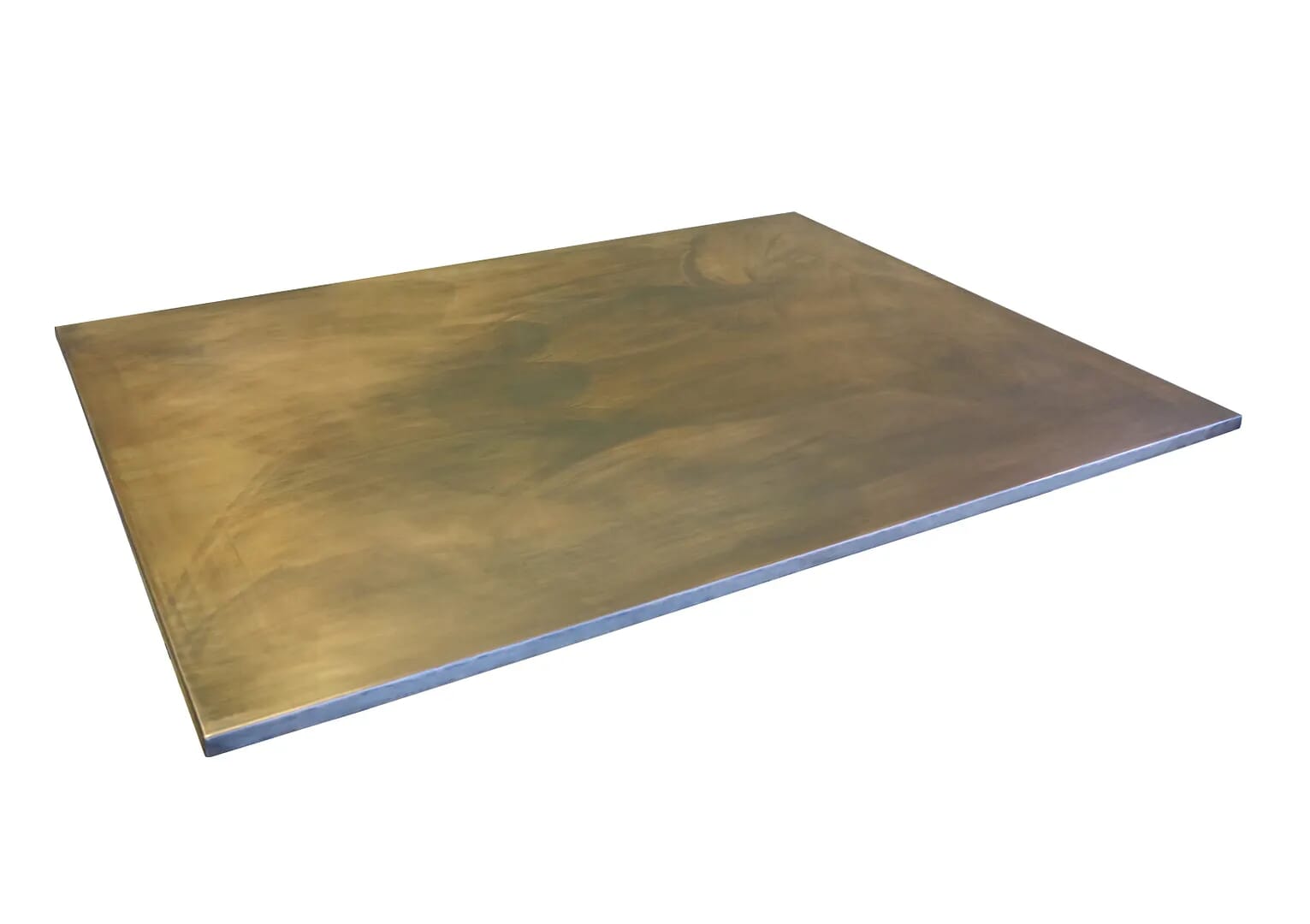 Antiqued Finish Copper Bespoke Kitchen Worktop  - D1458