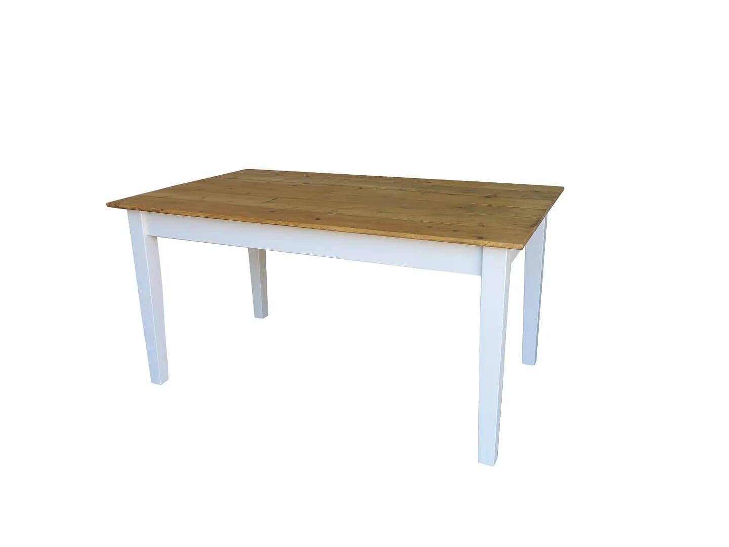 Handmade Old Floorboard Top Table With Detachable Legs - D1459