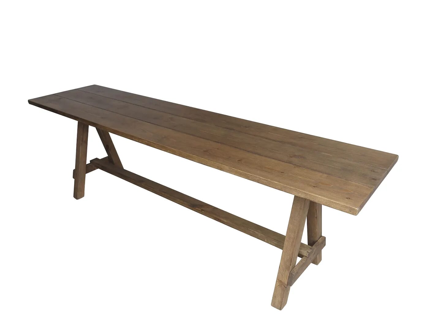 Handmade Plank Top A Frame Or Trestle Wooden Table - D1464