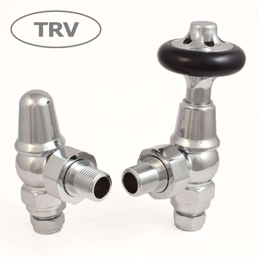 Thermostatic Valves in a Chrome Finish