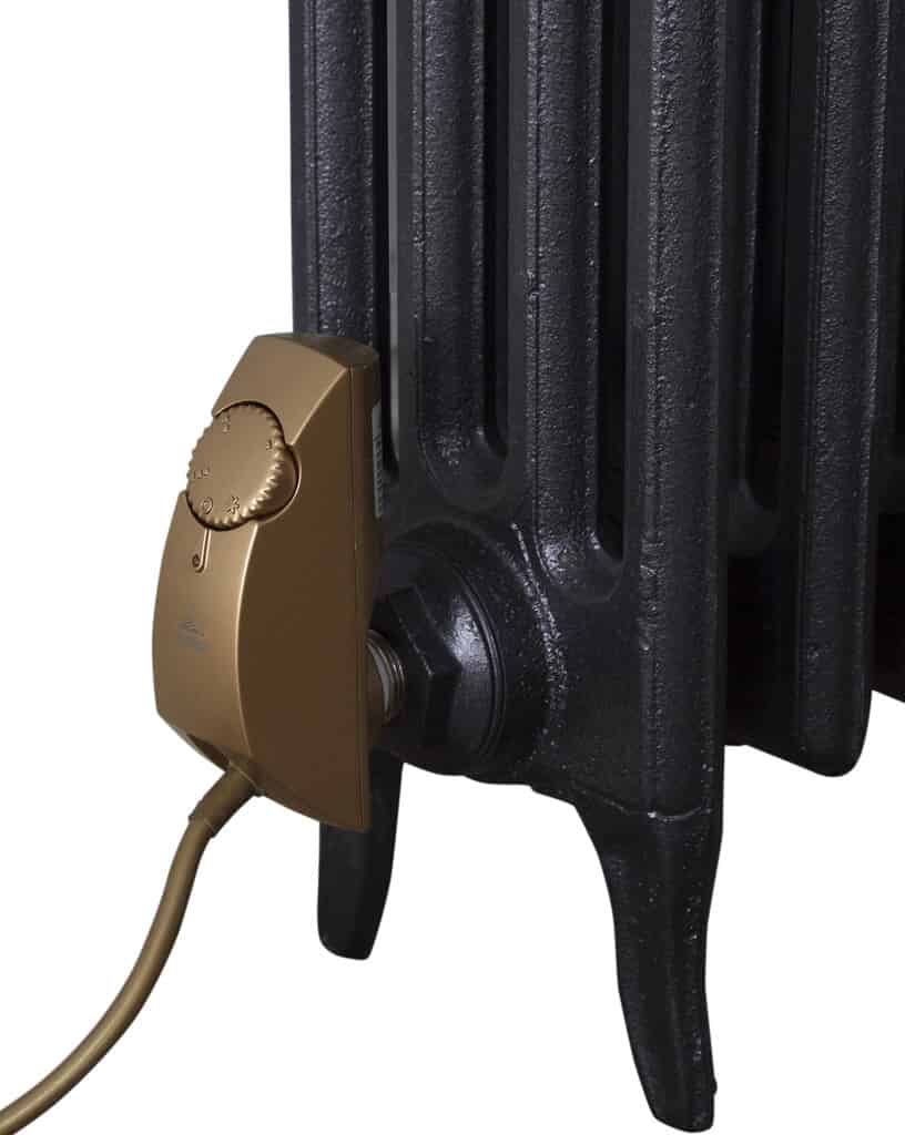 1.2Kw Satin Gold Cast Iron Radiator Electric Element 