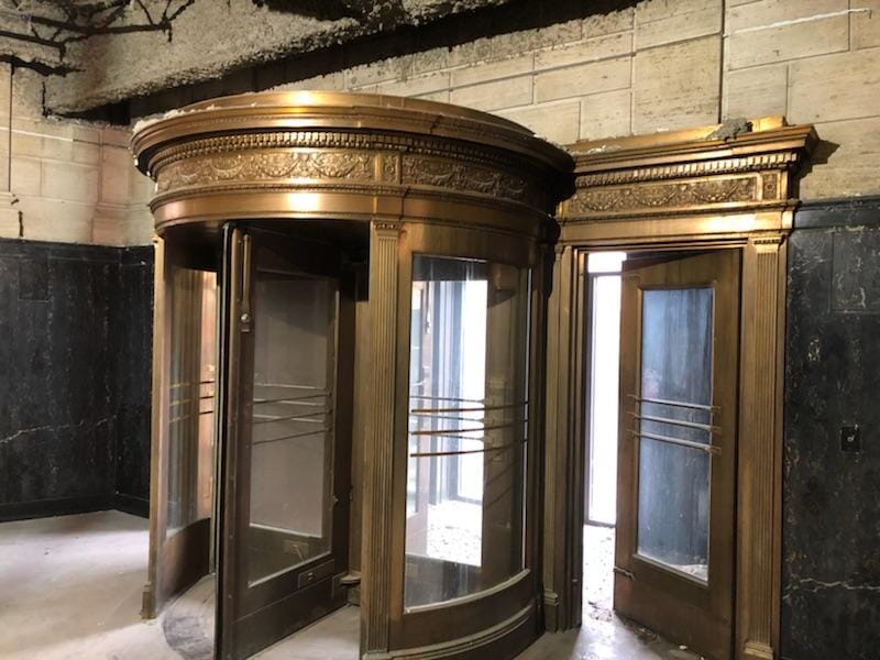 Reclaimed Antique Revolving Door - R7142