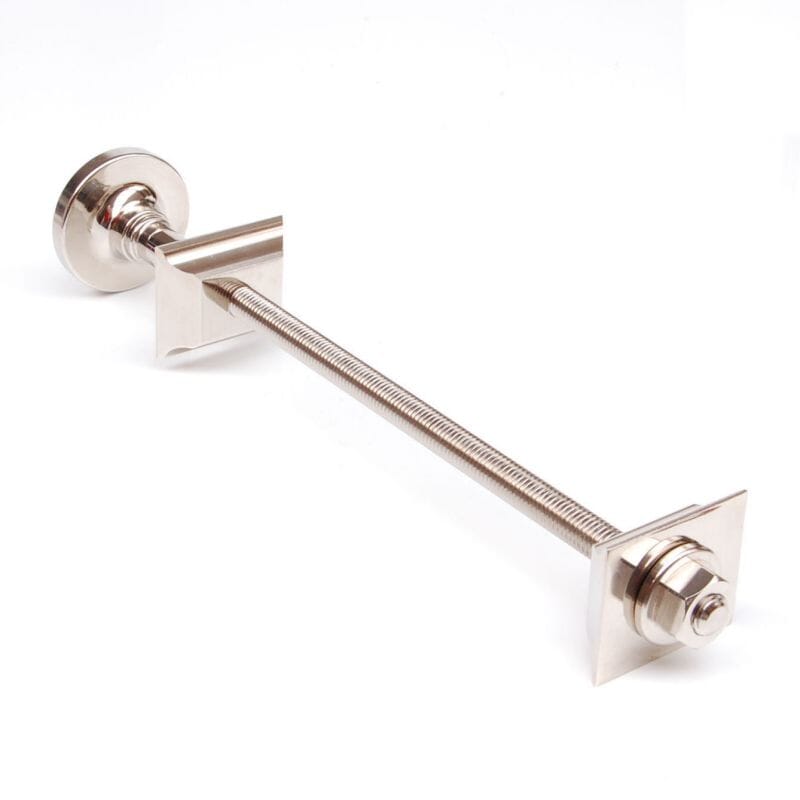 Luxury Polished Nickel Cast Iron Radiator Wall Stay - Wsluxpn