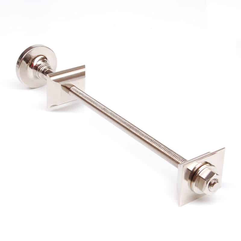 Nickel Finish Cast Iron Radiator Wall Stay