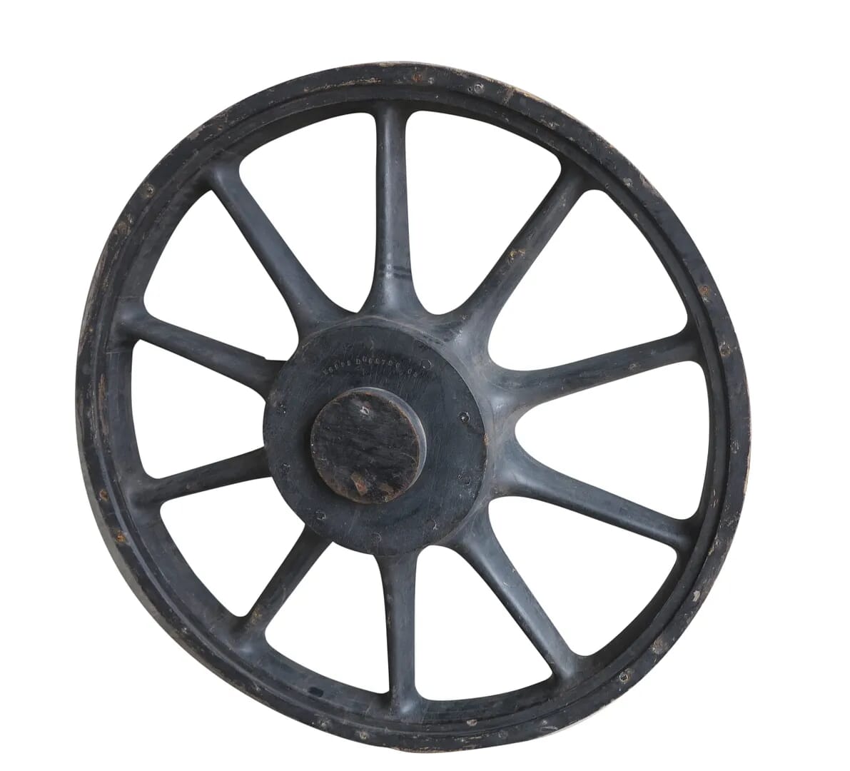 Handmade Decorative Locomotive Wooden Train Wheel Mould - 8736