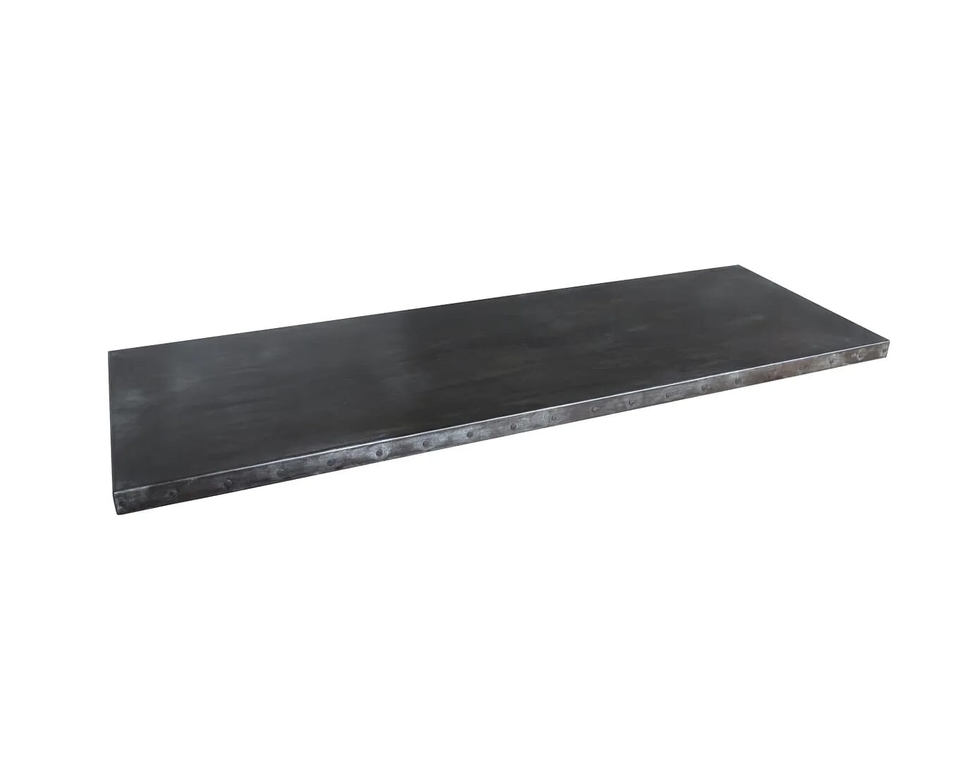 Handmade Antiqued Zinc Kitchen Worktop with Nail Detailing - D1487