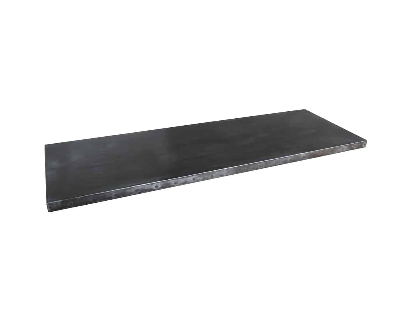 Handmade Antiqued Zinc Kitchen Worktop with Nail Detailing