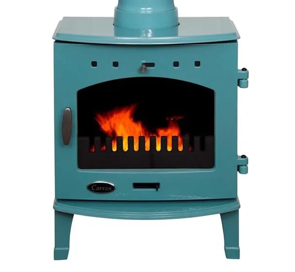 Carron 7.3Kw Teal Enamel Cast Iron Stove - BHC147