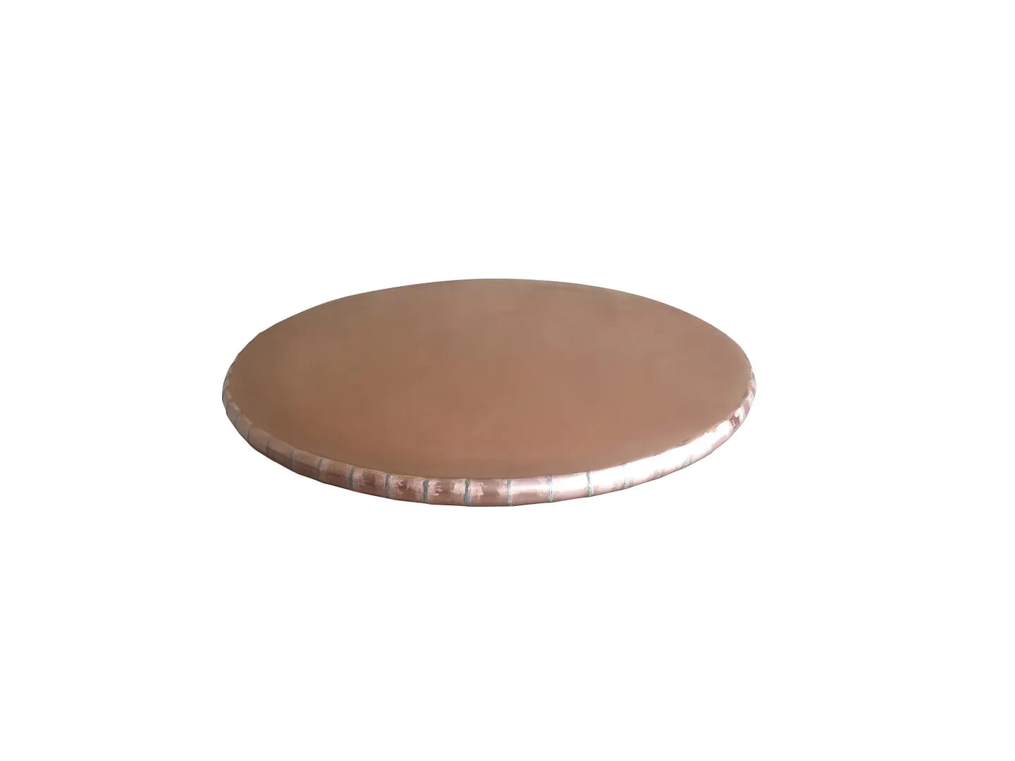 Handmade Natural Copper Round Kitchen Worktop - D1491