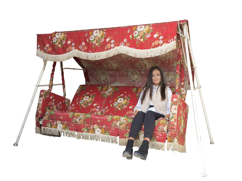 Original Vintage Garden 3 Seater Swing Seat - 8766