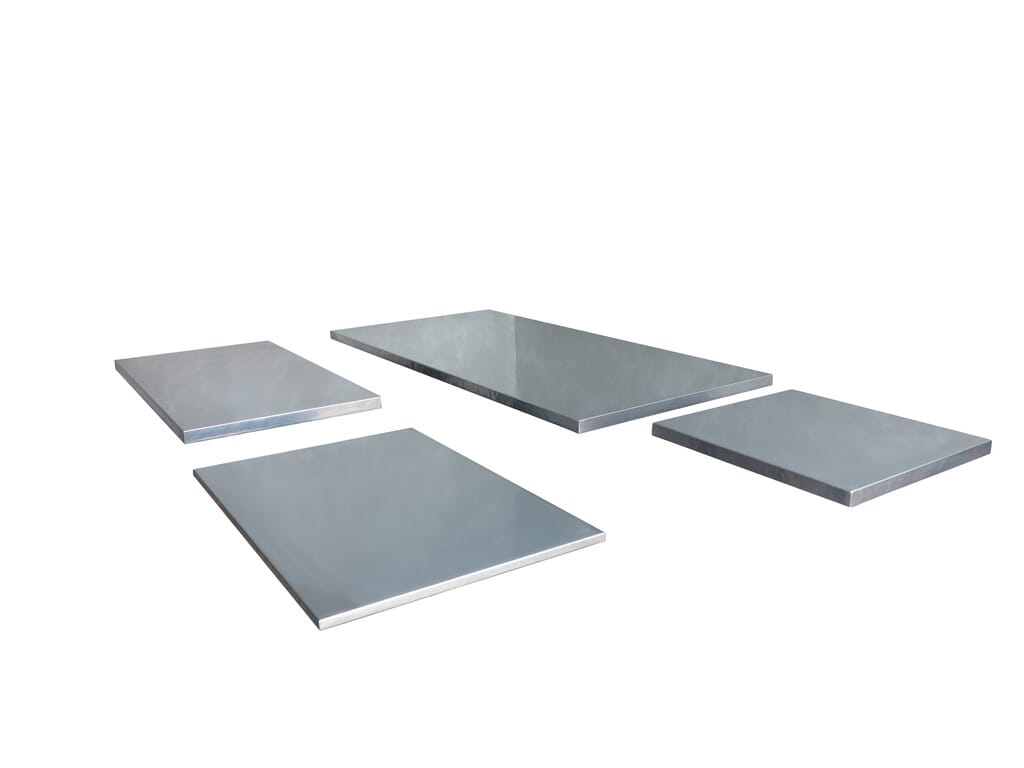 Handmade Natural Zinc Kitchen Work Surfaces - D1513