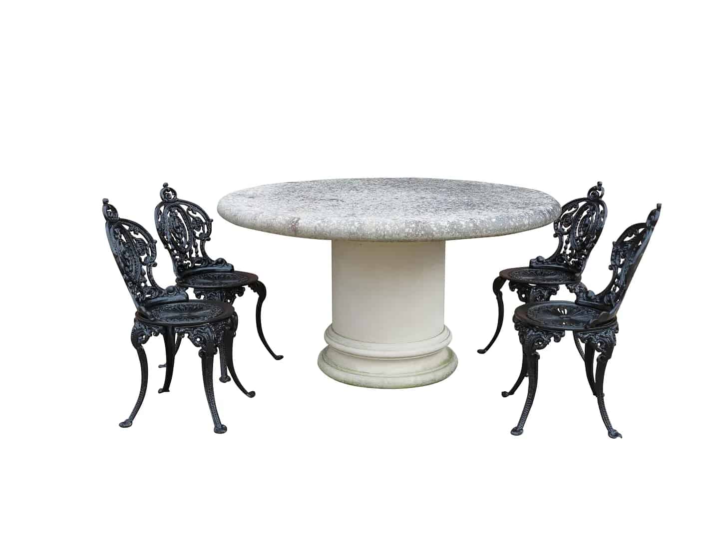 Hand Carved Reclaimed Garden Portland Stone Table
