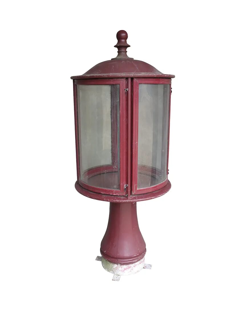 Cast Metal 4 Sided Advertising Display Sign / Bird Cage - 8533