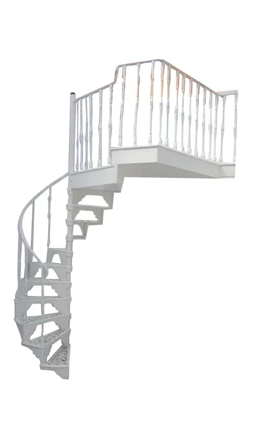 Cast Iron Spiral Staircase & Large Balcony By Cottage Craft - 8762