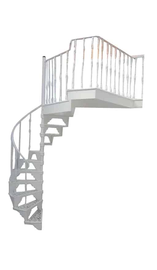 Cast Iron Spiral Staircase & Large Balcony By Cottage Craft Spirals
