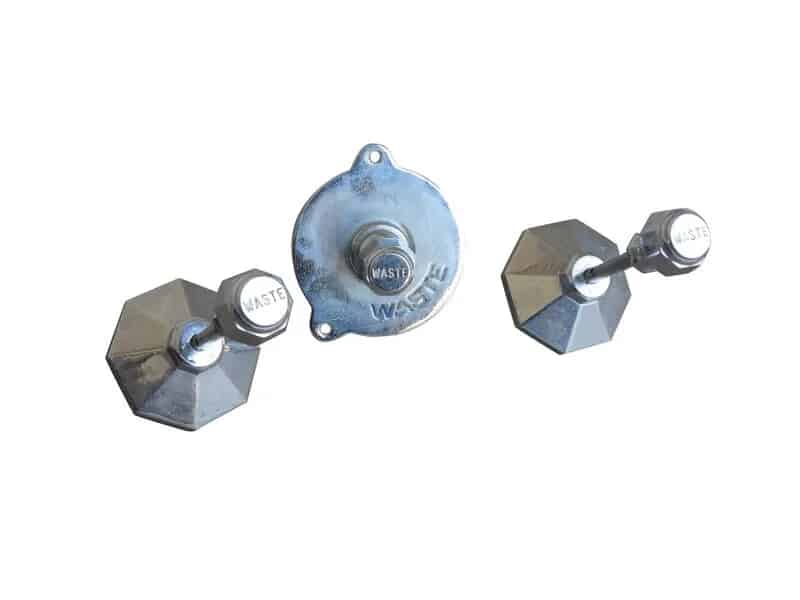 Original Chrome Plated Bathroom Waste Pulls