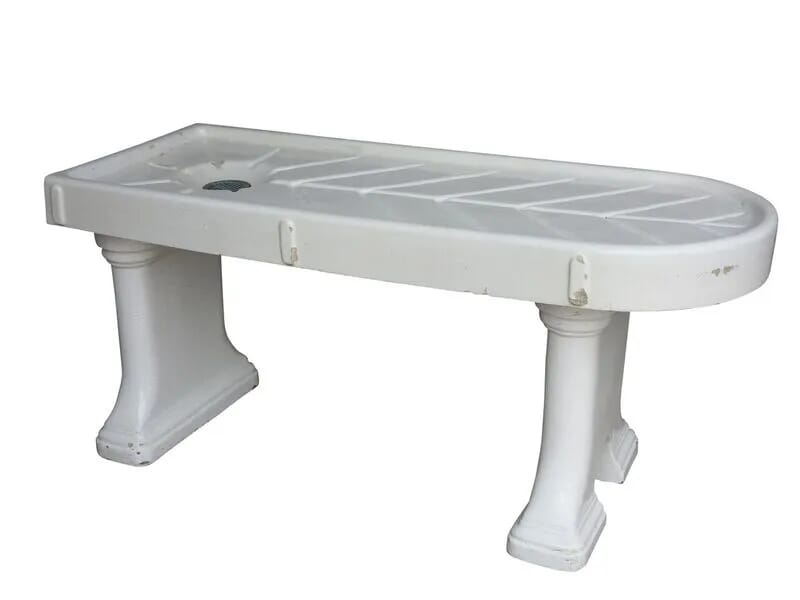 Twyfords Pathological Operating Table / Mortuary Slab - 8838