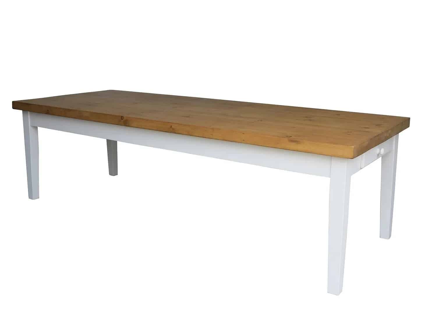 Bespoke Large Wooden Plank Top Kitchen Table
