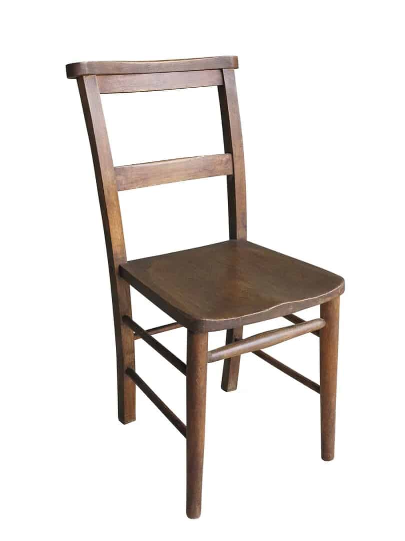 Reclaimed Dark Church Chapel Chairs