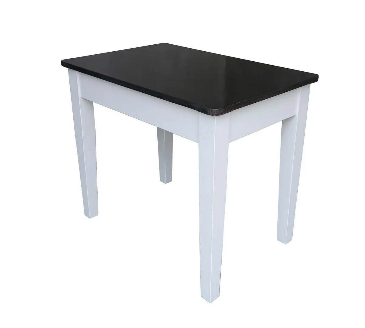 Bespoke Antiqued Zinc Kitchen Table With Rounded Corners - D1530