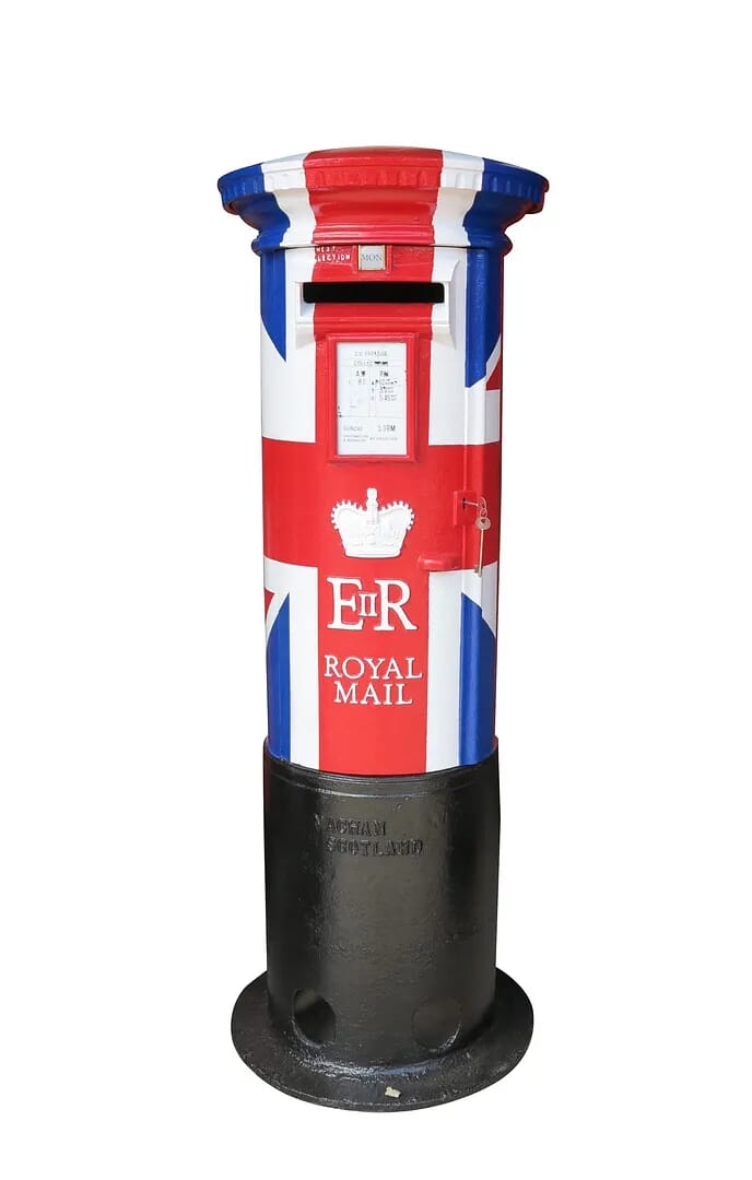 Original Limited Edition ER II Union Jack Pillar Box - 5432