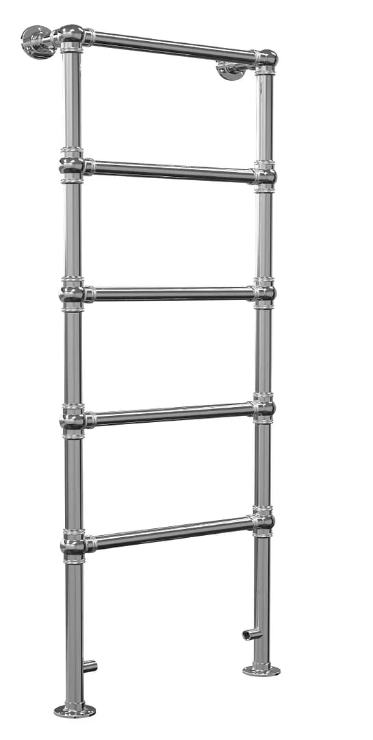 Thomas Crapper Traditional Wide Ladder Towel Rail  - HTRWFL1384CP