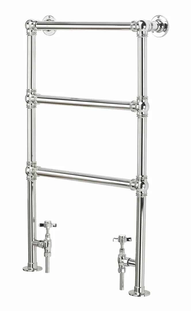 Thomas Crapper Traditional Nickel Finish Ladder Towel Rail