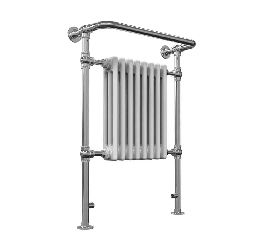 Thomas Crapper Towel Rail With Column Radiator - HTRCR1382CP