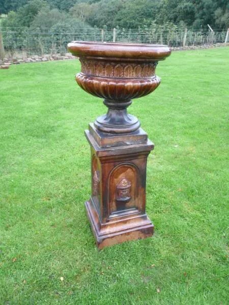 Original Victorian Garden Urn - 1892