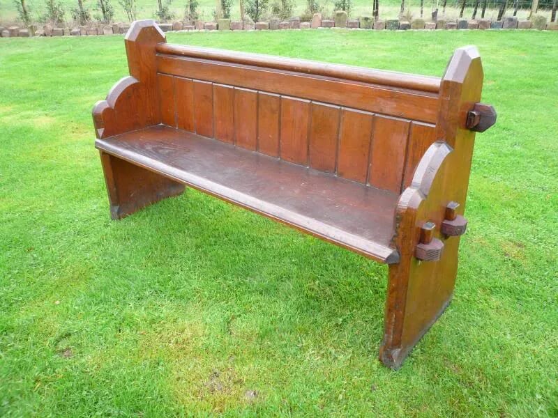Pine Church Pew 65 1/2" Long - 3472