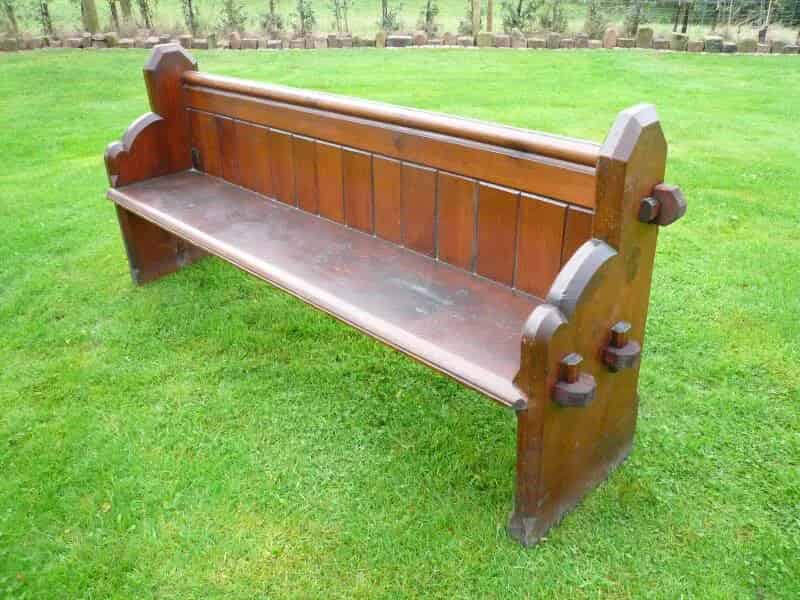 Pine Church Pew 83 1/2" Long