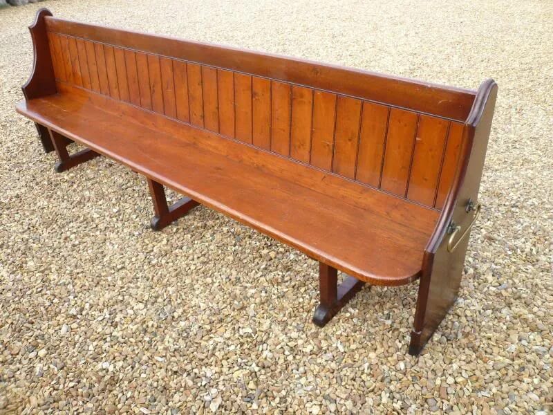 Original Pine Church Pew 111" Long - 3498 H