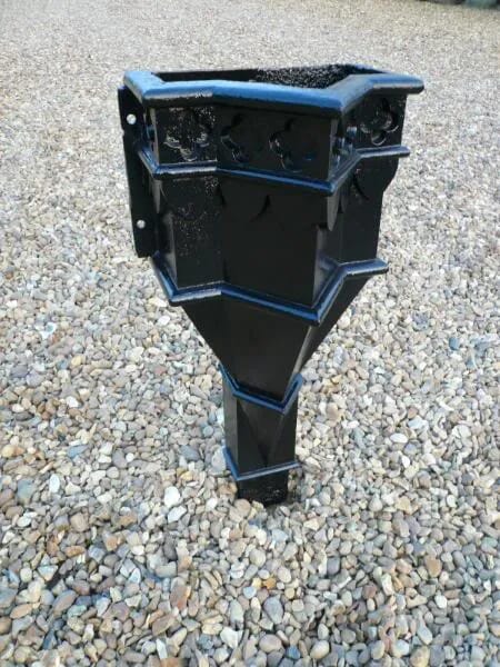 Victorian Gothic Cast Iron Rainwater Hopper - 1894