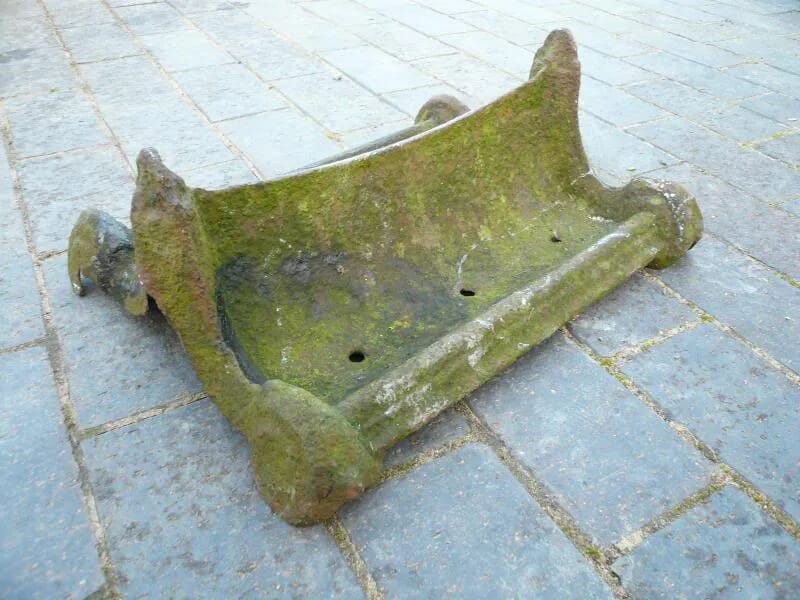 Reclaimed Antique Cast Iron Boot Scraper - 3677