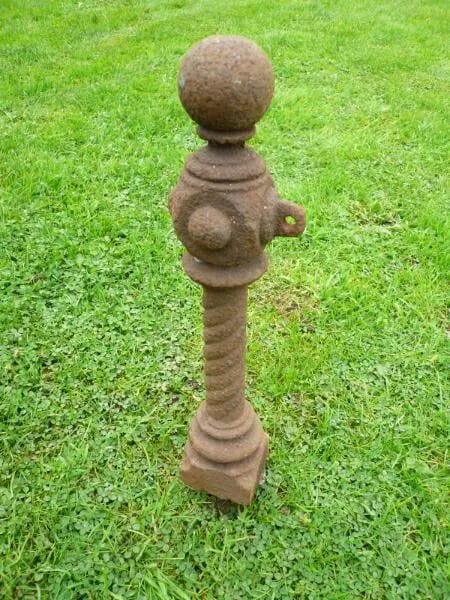 Set of Victorian Cast Iron Wall Finials - 3659