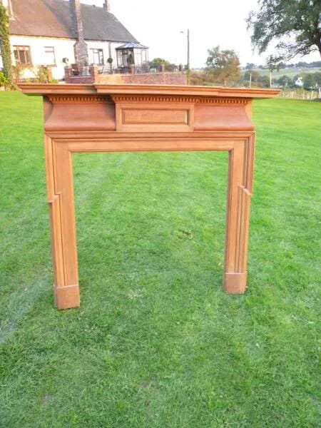 Original Victorian Oak Fire Surround - 1978