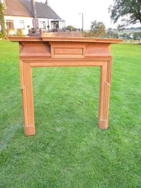 Original Victorian Oak Fire Surround