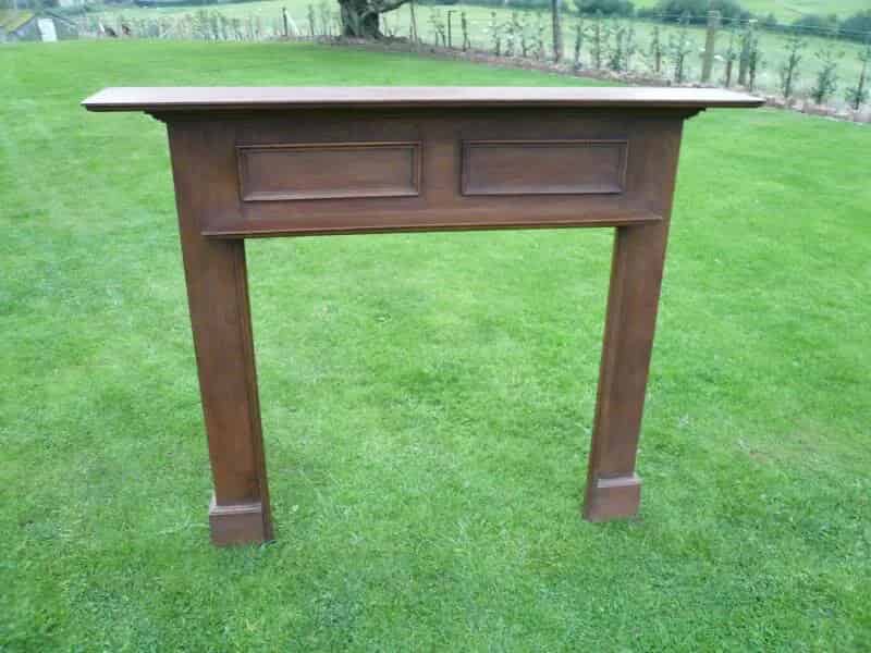 Original Victorian Oak Fire Surround