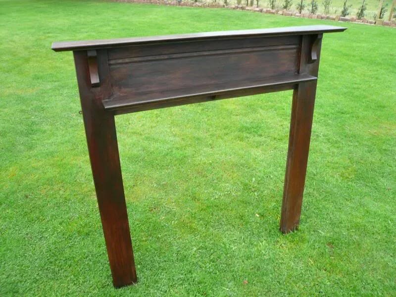Original Traditional Victorian Oak Fire Surround - 1754