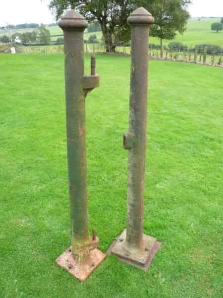 Pair of Victorian Cast Iron Gate Posts