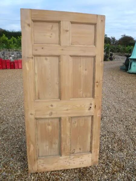 Salvaged Georgian 6 Panel Door - 3663