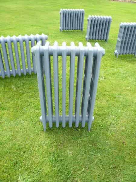 Cast Iron Victorian 4 Column Radiator- 8 Sections Wide