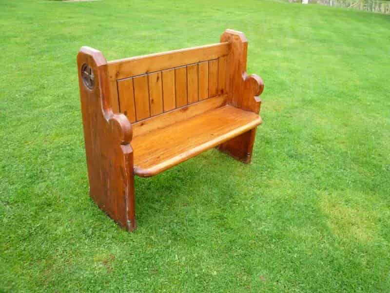 Pine Church Pew 44" Long