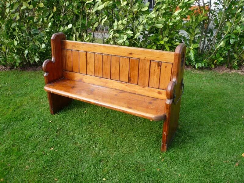 Genuine Old Pine Church Pew 56" Long - 3543
