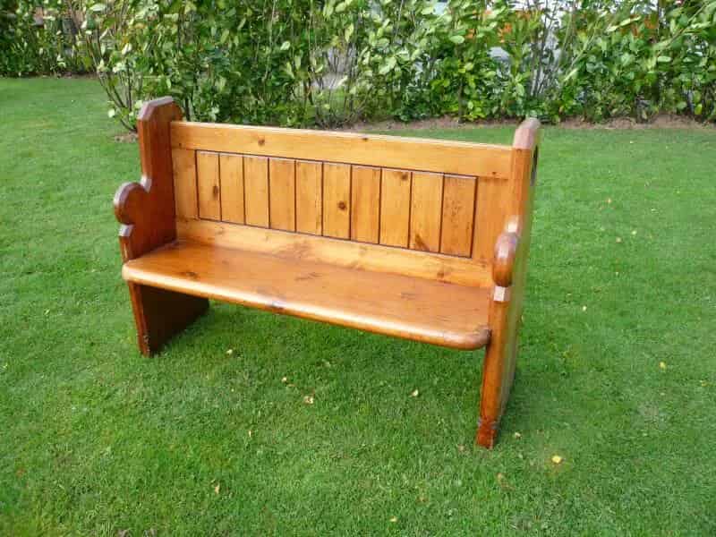 Pine Church Pew 52" Long