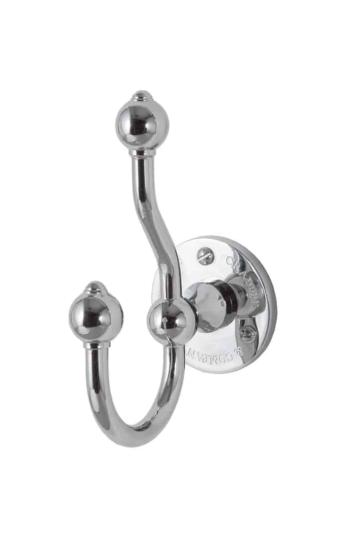 Thomas Crapper Classical Double Bathroom Towel Hook