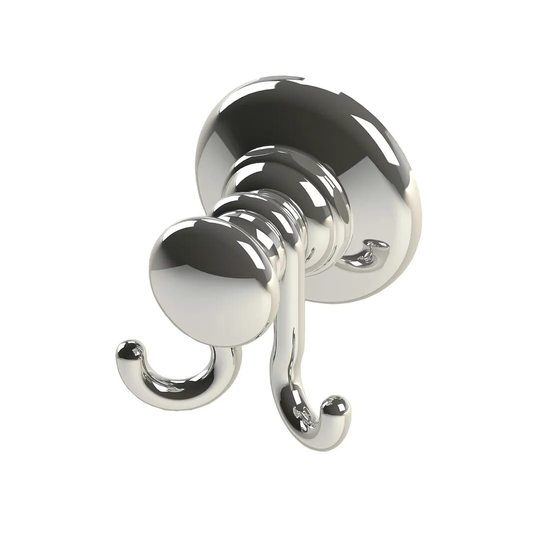 Thomas Crapper Elegant Double Robe Hook  - TCACEL1082CP