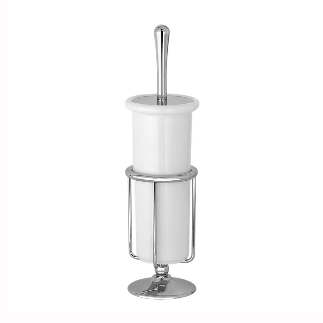 Thomas Crapper Elegant Freestanding Toilet Brush  - TCACEL1054CP